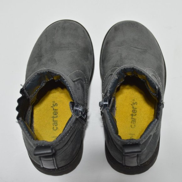 Carter's Toddler Boy's (Cooper3) Gray Suede Chelsea Fashion Boot Size 9 - Picture 5 of 5